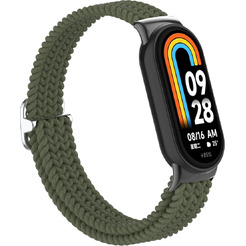 Ремешок Bingo Braided для Xiaomi Mi Band 8 (зеленый)