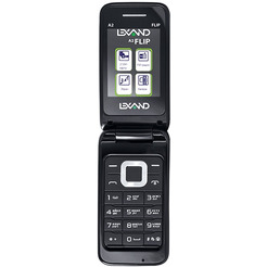 Сотовый телефон Lexand A2 Flip черный