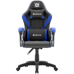 Кресло компьютерное Defender Valezar (черный/синий)