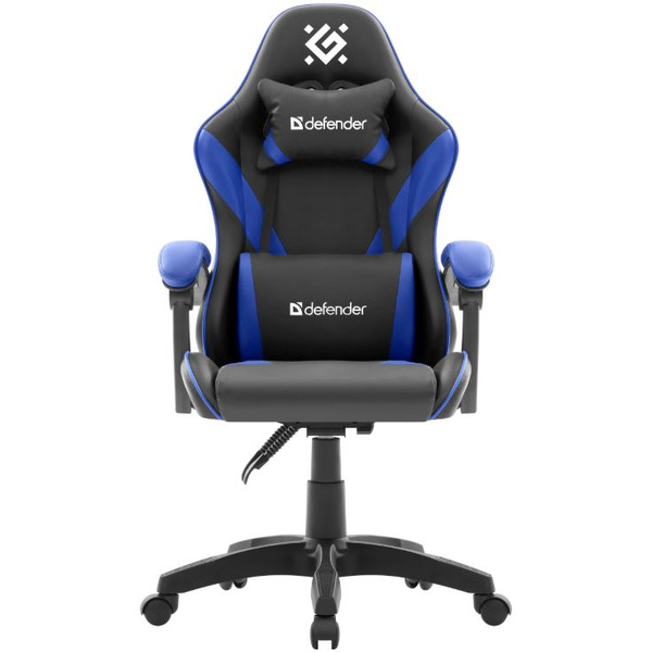 Кресло компьютерное Defender Valezar (черный/синий)