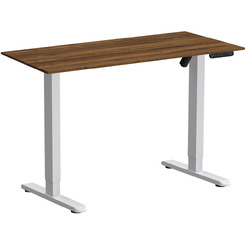 Стол подъемный WellDesk WDE Basic 130x67.5х1.8 (белый/дуб хантон темный)