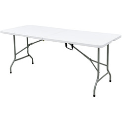 Стол складной пластиковый Angioletto 152 см. White