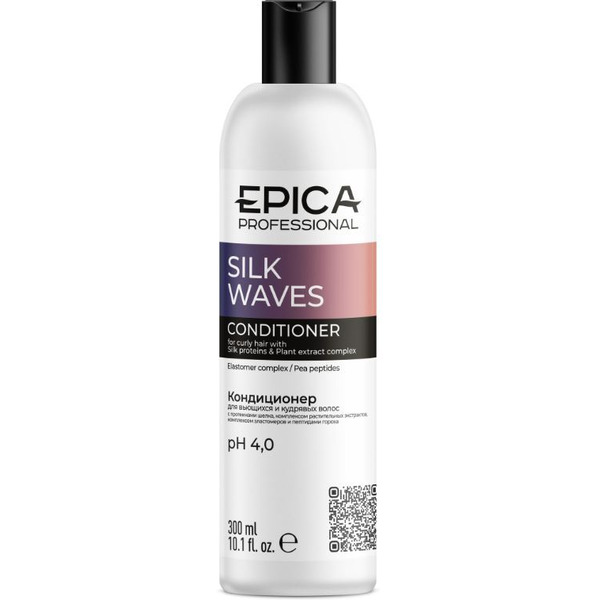 Кондиционер для вьющихся и кудрявых волос EPICA Professional Silk Waves 300 мл. 91399