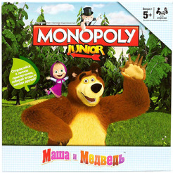 Настольная игра ИнтерХит Монополия Юниор. Маша и Медведь 027854