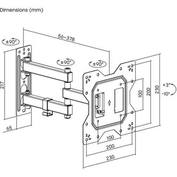 Кронштейн для телевизора SONNEN 455947