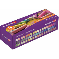 Пастель сухая художественная BRAUBERG ART DEBUT 181462 (54 цв)