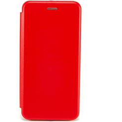Чехол-книга CASE Magnetic flip для Xiaomi Redmi Note 8 (2019) / (2021) красный