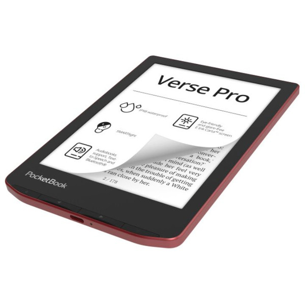 Электронная книга PocketBook 634 Verse Pro (PB634-3-CIS) красный