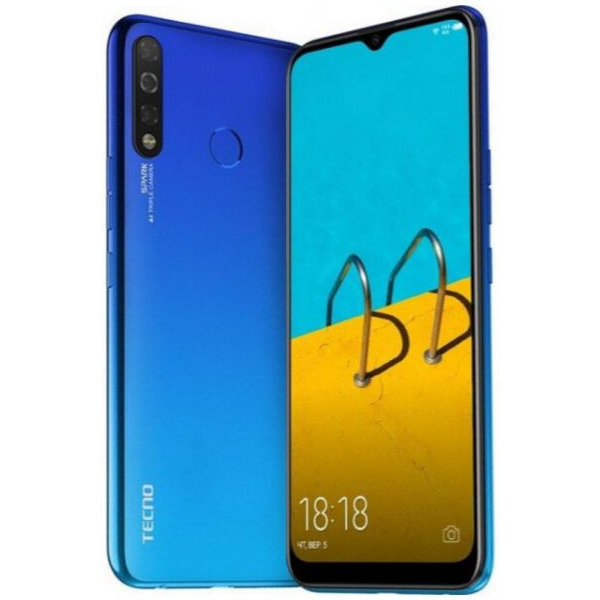 Смартфон Tecno Spark 4 (синий)