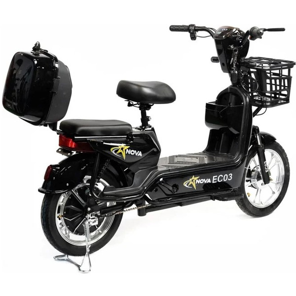 Электровелосипед NOVA EC-03 черный (без цепи)