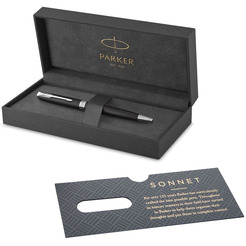 Ручка шариковая Sonnet Core Matt Black CT PARKER 142355 / 1931524