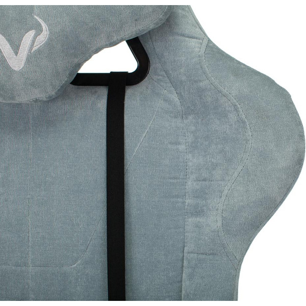 Кресло игровое Zombie VIKING KNIGHT Fabric Light-28 (1372998) серо-голубой