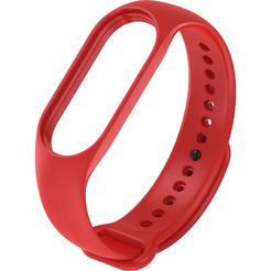Ремешок Bingo Silicone для XIAOMI Mi Band 5/6/7 Ярко-красный