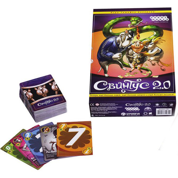 Настольная игра HOBBYWORLD  Свинтус 2,0 (3-е рус. изд.), Арт. 1118