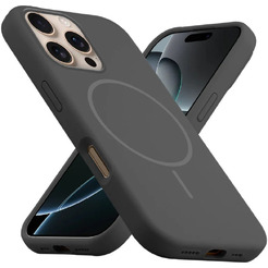 Бампер Bingo Silicone Magnetic для APPLE iPhone 16 Pro Max Черный