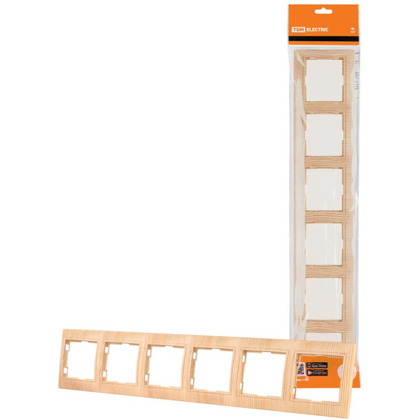 Рамка TDM Electric Таймыр ЭКО SQ1814-0234 (сосна)