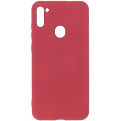 Накладка CASE Matte для Samsung Galaxy A11 / Galaxy M11 (темно-бордовый)