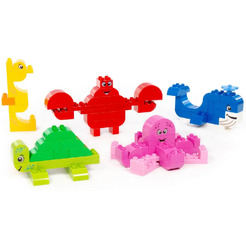 Конструктор Полесье Макси. Морские обитатели 93411