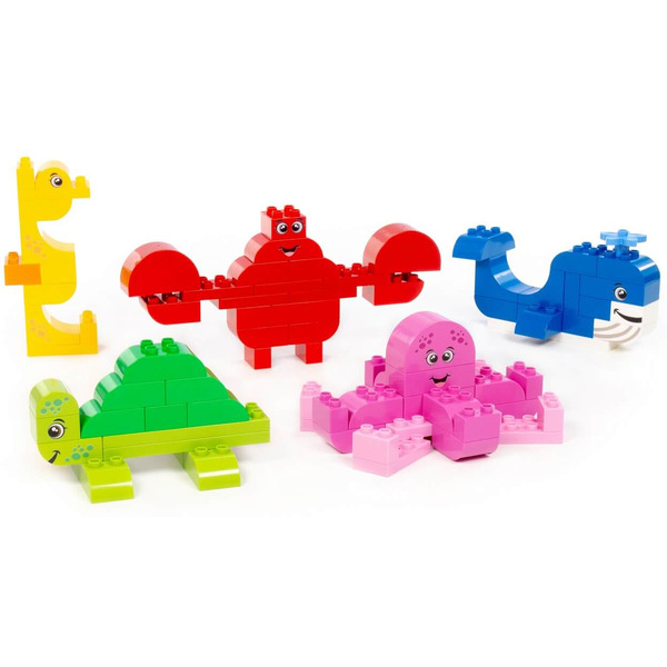 Конструктор Полесье Макси. Морские обитатели 93411