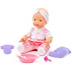 Пупс Полесье Веселый с соской и набором для кормления 86754