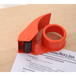 Диспенсер для клейкой ленты DELI 801ORANGE