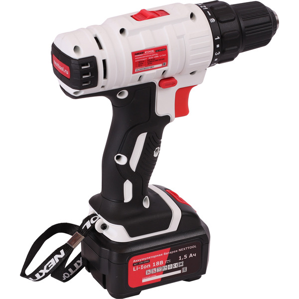 Дрель-шуруповерт Nexttool ACD-18BL Li-Ion (с 2-мя АКБ, кейс)