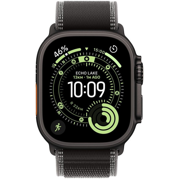 Смарт-часы Apple Watch Ultra 3 GPS + Cellular 49mm Black Titanium Case Black/Charcoal Trail Loop (размер ремешка S/M)