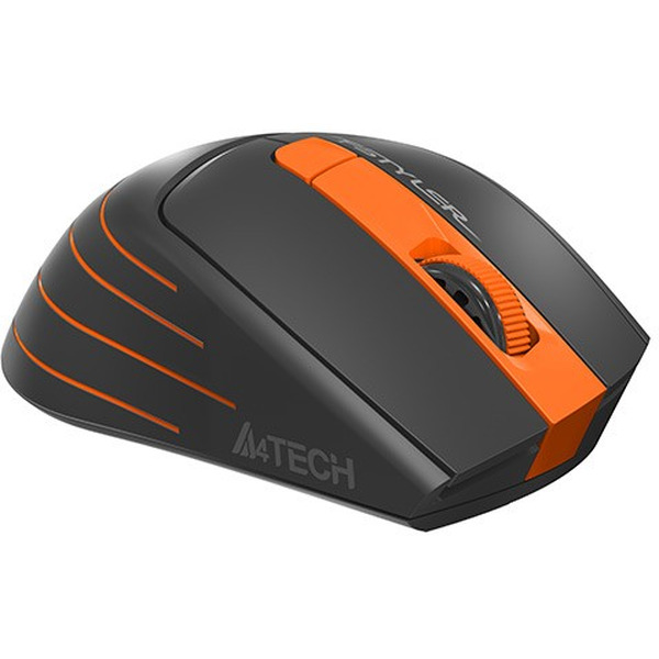 Мышь A4Tech Fstyler FG30 (черный/оранжевый)