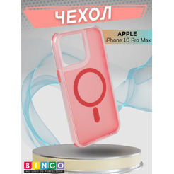 Бампер BINGO Model Magnetic для APPLE iPhone 16 Pro Max красный