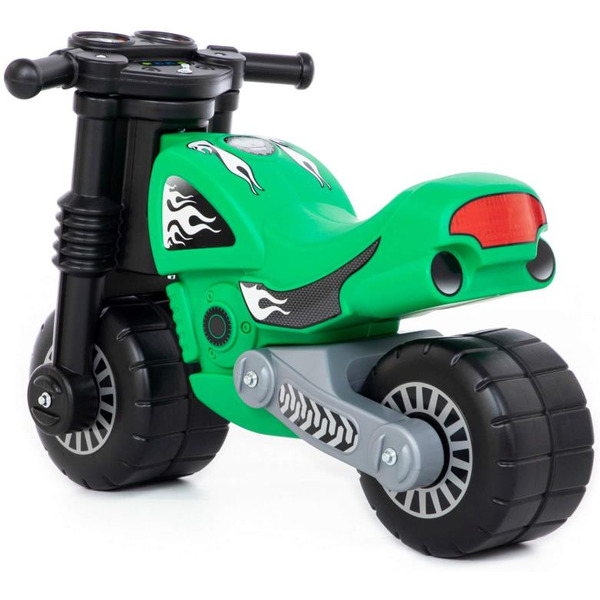 Мотоцикл Полесье 66282 Моторбайк (зелёный)