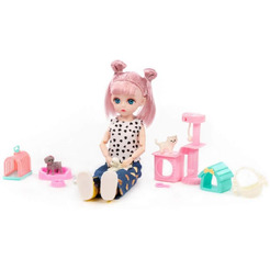 Кукла Полесье Даша на прогулке + аксессуары (11 элементов) (в коробке №2) 2956