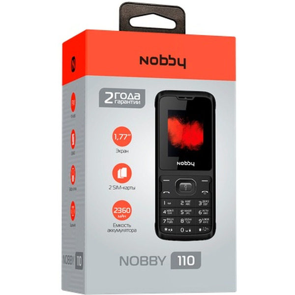 Мобильный телефон NOBBY 110 (белый/серый)