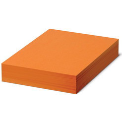 Бумага цветная BRAUBERG 115217 А4, 80 г/м2, 500 л., интенсив, оранжевая