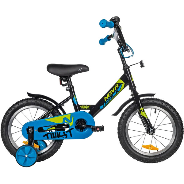 Детский велосипед Novatrack Twist 14 141TWIST.BK5 (черный)