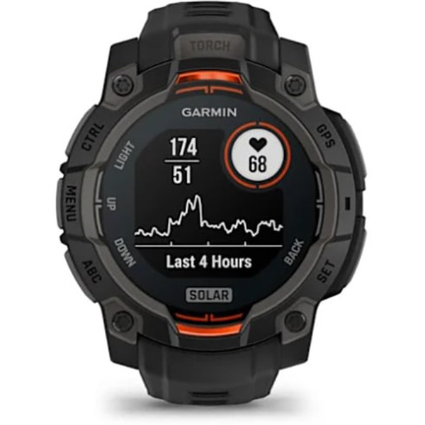 Умные часы Garmin Instinct 3 Solar 45 мм (черный)