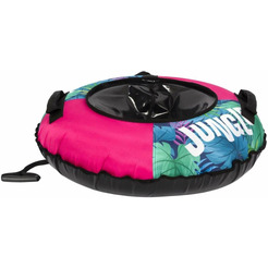 Тюбинг Snowstorm BZ-90 Jungle / W112909 (90см, розовый/зеленый)