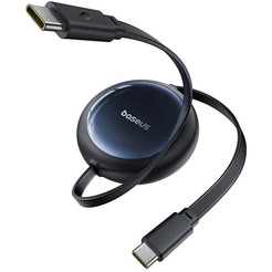 Кабель Baseus Nomos Retractable Retractable Cable USB Type-C - USB Type-C 100W (1.5 м, черный)