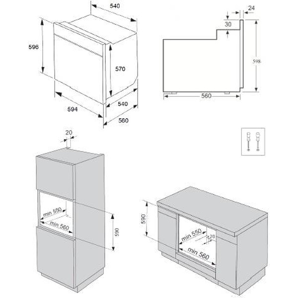Духовой шкаф MAUNFELD EOEM.589B2