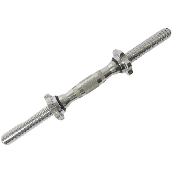 Гриф для гантели AMETIST с железной ручкой бочонком 25x400мм (1.65кг, полнотелый)