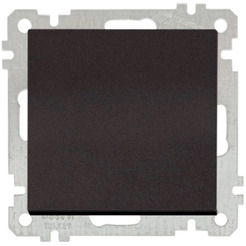 Выключатель Mutlusan 2100-401-0184 черный мат (21 серия)