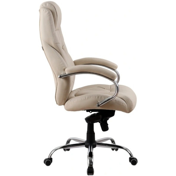 Кресло офисное Kingstyle SHL-9-1 Tonpo PU Chrome (кремовый)