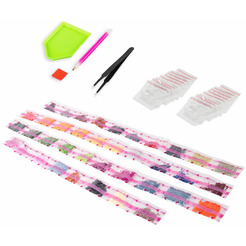 Картина стразами (алмазная мозаика) ОСТРОВ СОКРОВИЩ «Букет с анютками» 662574