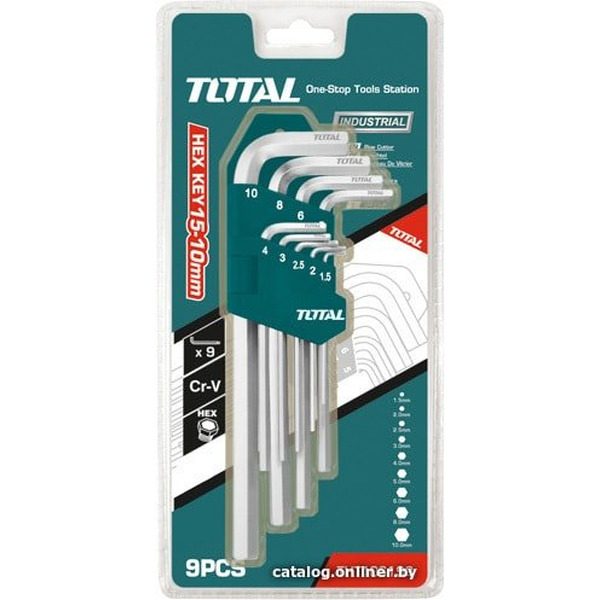 Набор шестигранных ключей Total THT106192