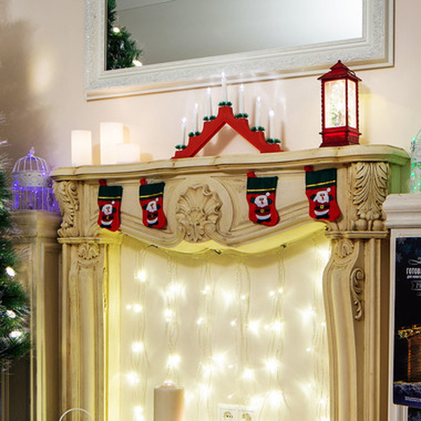 Новогодняя горка Neon-Night 7 свечек 501-082