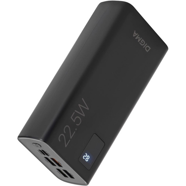 Мобильный аккумулятор Digma DGPF30A 30000mAh (черный)