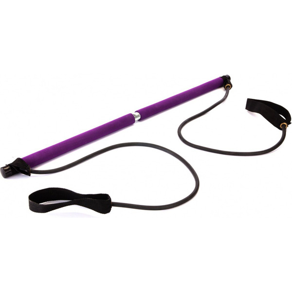 Палка гимнастическая с эспандерами BRADEX «ПИЛАТЕС СТУДИО» SF 0072