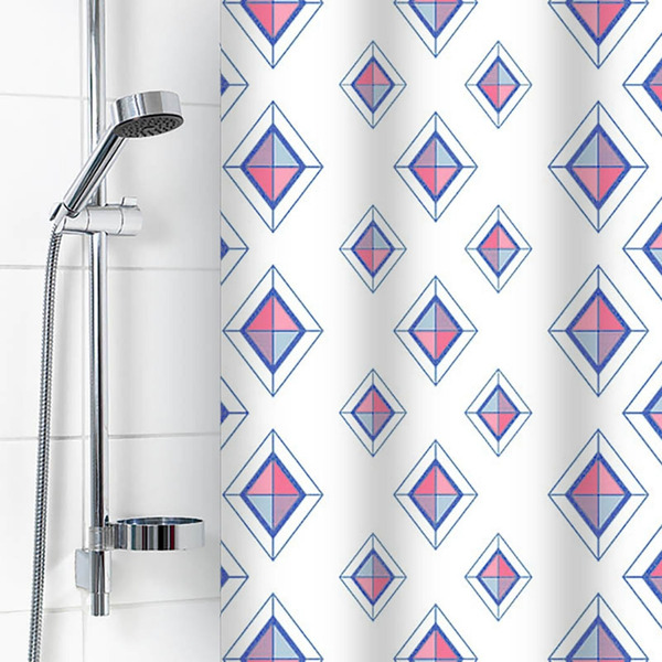 Штора для ванной комнаты Вилина 6984 Диамант (белый)