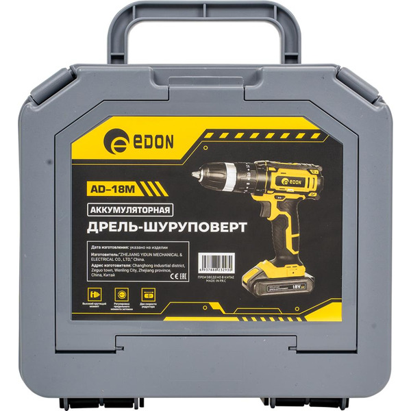 Дрель-шуруповерт Edon AD-18M