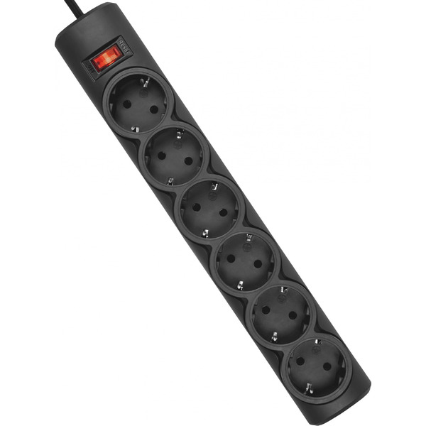 Сетевой фильтр DEFENDER DFS 151 (черный)