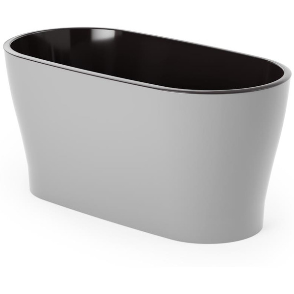 Горшок цветочный Альтернатива Лея М8591 (серый)